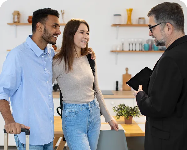 Hostee team providing personalized support to guests